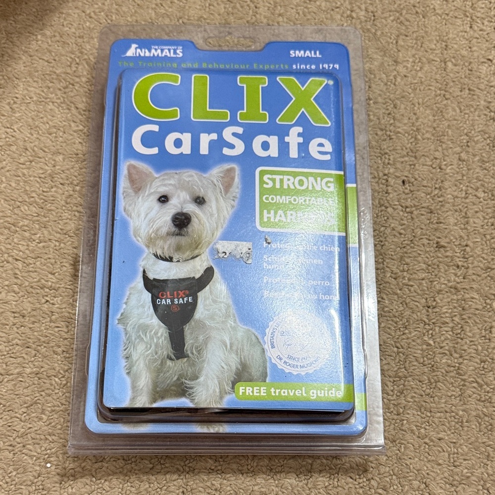 CLIX CarSafe Dog Harness - Blue
